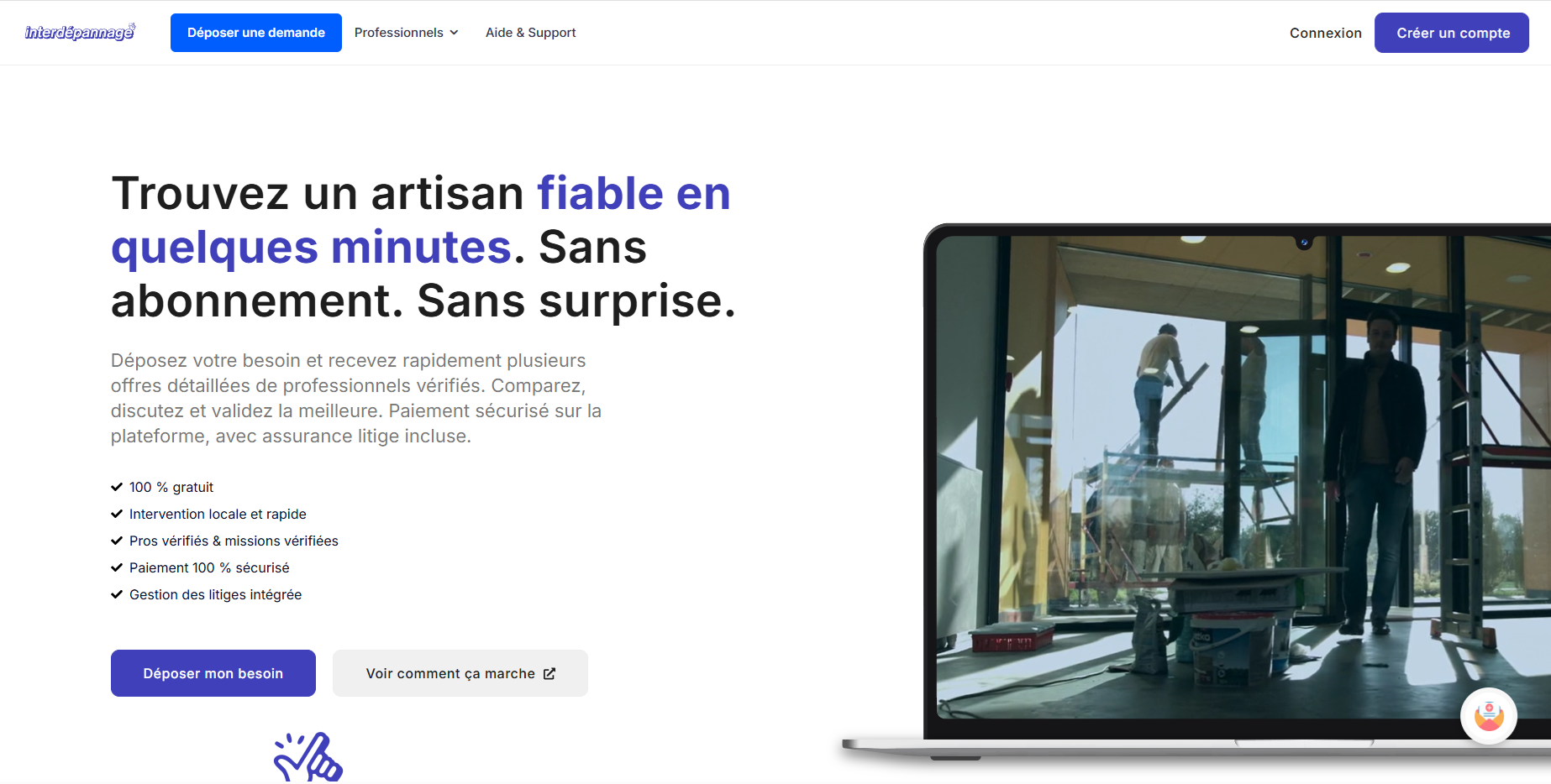 Bannière Interdépannage